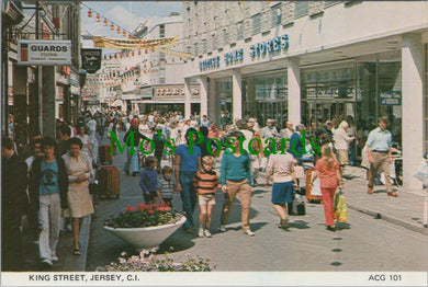 Channel Islands Postcard - King Street, Saint Helier, Jersey   RR12905