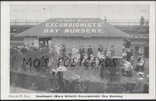 Load image into Gallery viewer, Lancashire Postcard - Southport (Mary Willett) Excursionists Day Nursery  MB1296
