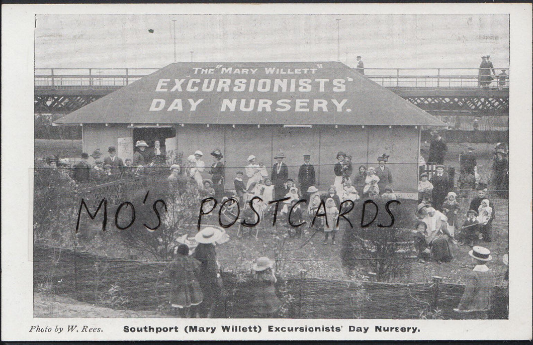 Lancashire Postcard - Southport (Mary Willett) Excursionists Day Nursery  MB1296