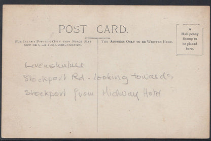 Lancashire Postcard - Stockport Road, Levenshulme  A8559
