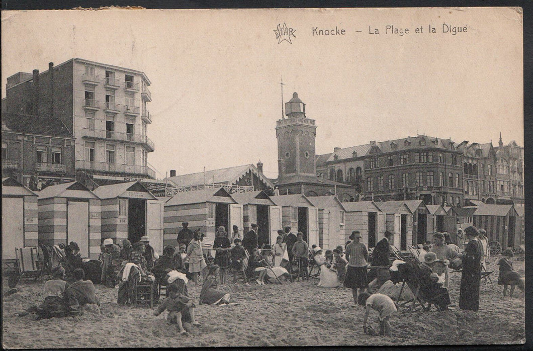 Belgium Postcard - Knocke - La Plage Et La Digue  DP880