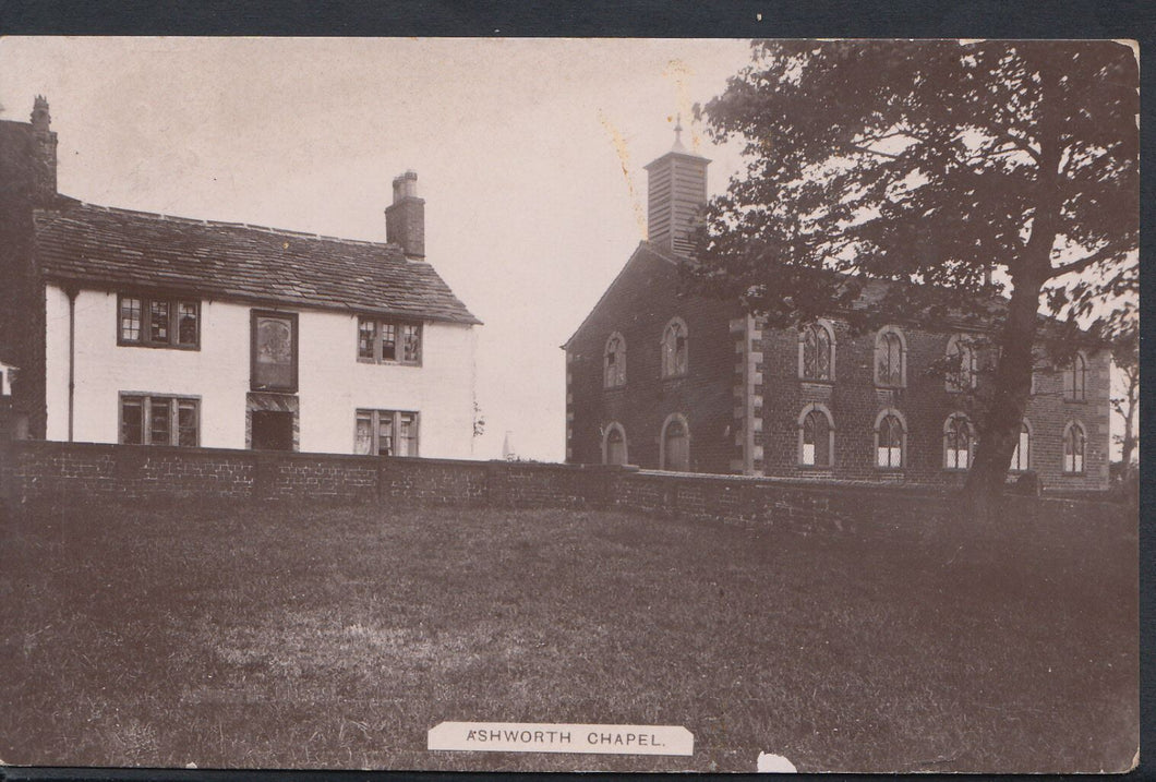 Lancashire Postcard - Ashworth Chapel, Rochdale   BR169