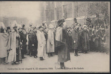 Load image into Gallery viewer, Belgium Postcard - Funerailles Du Roi Leopold II, 22 Decembre 1909 - A8974

