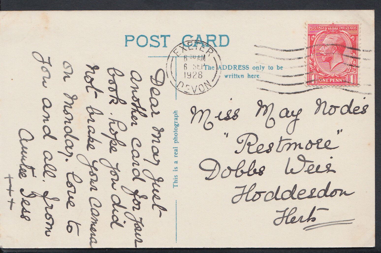 Devon Postcard - Countess Wier (Countess Weir), Near Exeter   U1488