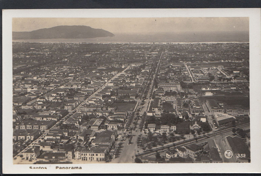 Brazil Postcard - Santos - Panorama   MB578