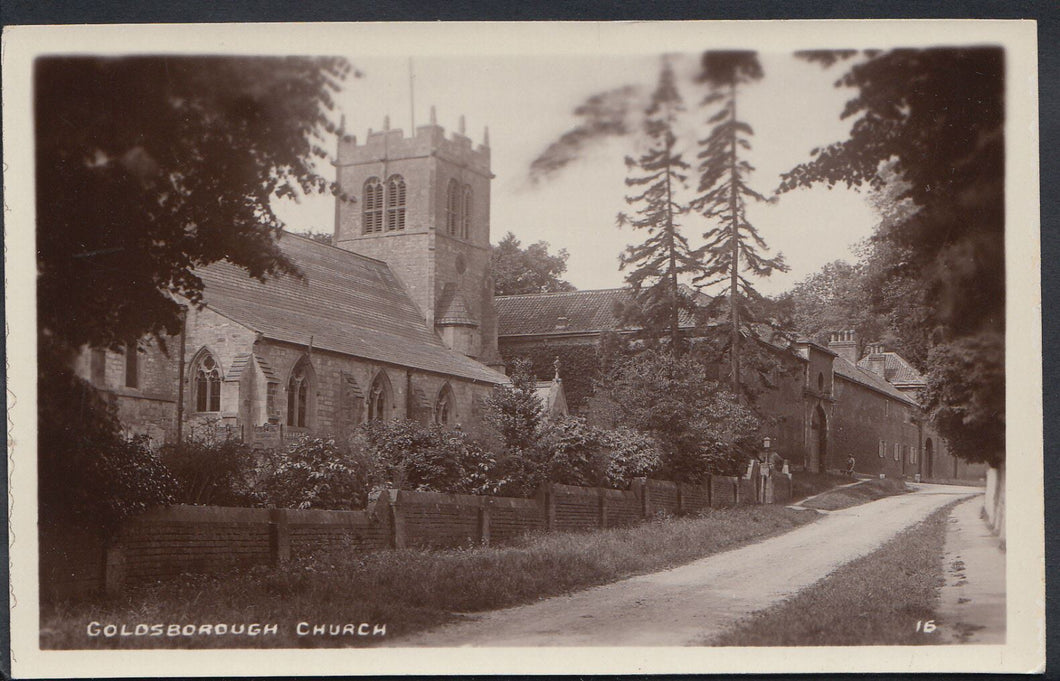 Yorkshire Postcard - Goldsborough Church     BH5906
