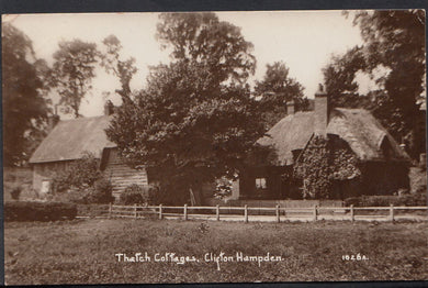 Oxfordshire Postcard - Thatch Cottages, Clifton Hampden   BH2515