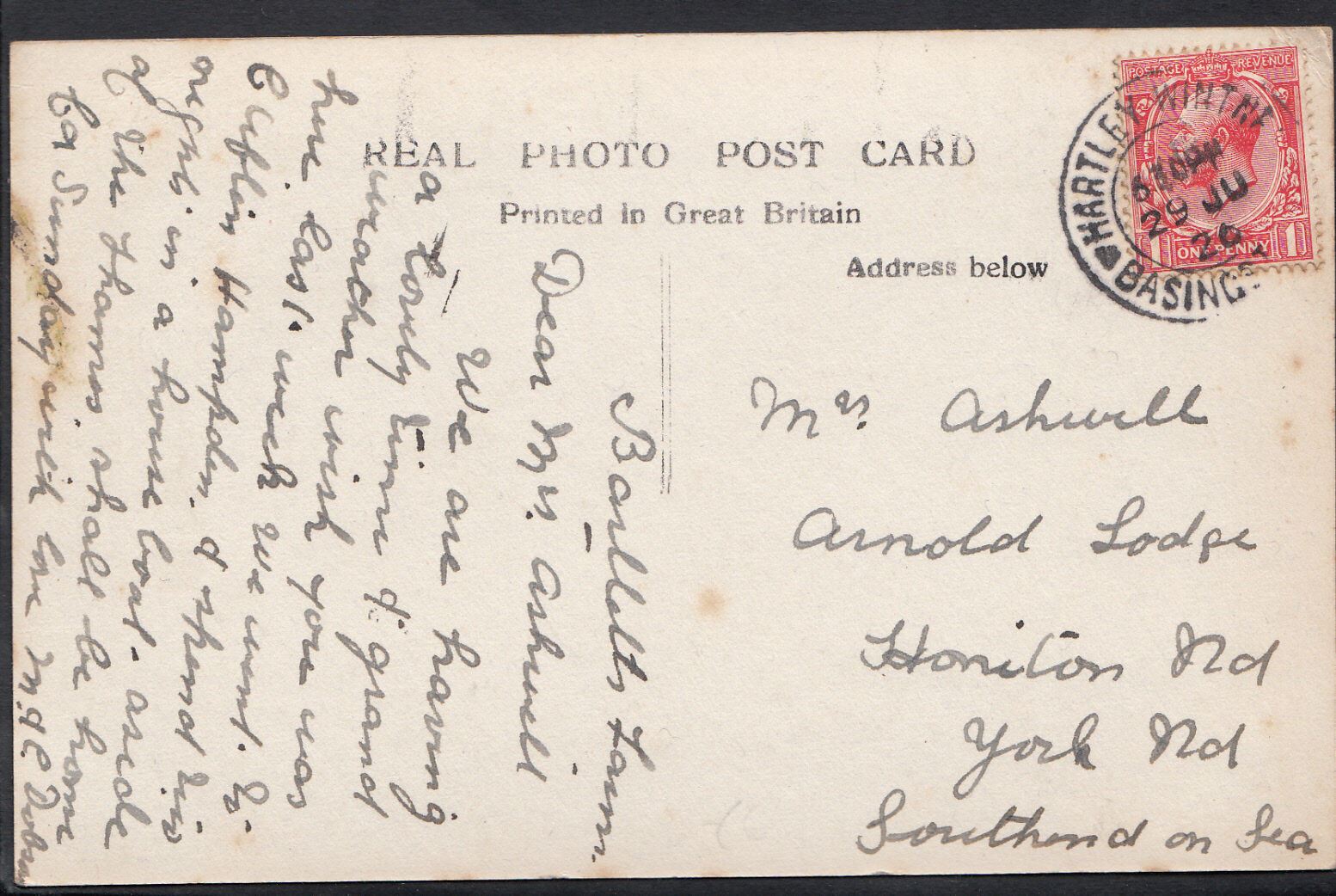 Oxfordshire Postcard - Thatch Cottages, Clifton Hampden   BH2515