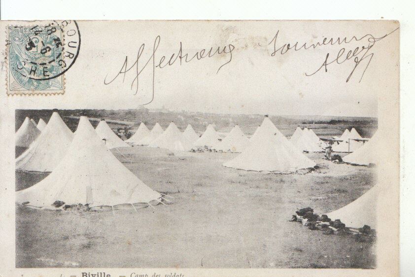 France Postcard - Biville - Camp Des Soldats - Ref 15826A