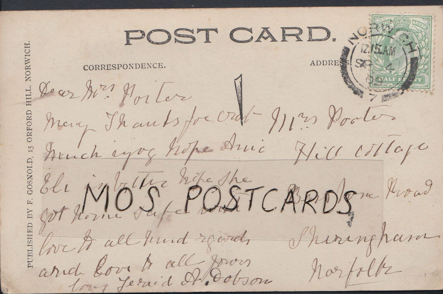Norfolk Postcard - Newmarket Road, Norwich    A9359