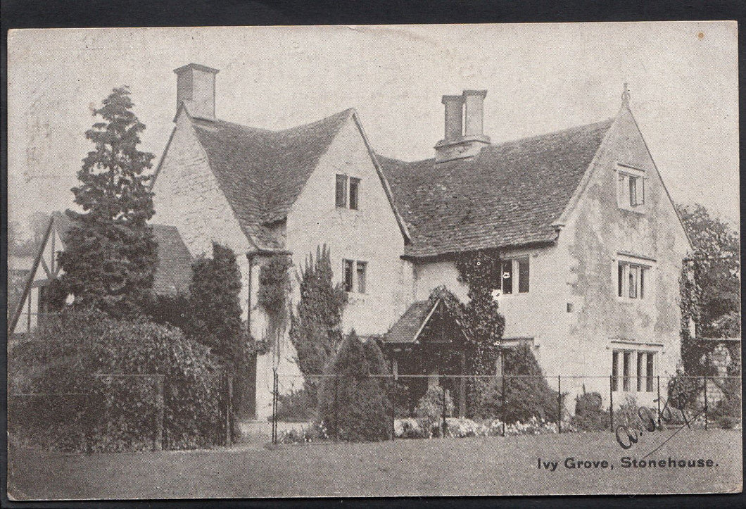 Gloucestershire Postcard - Ivy Grove, Stonehouse  A8515