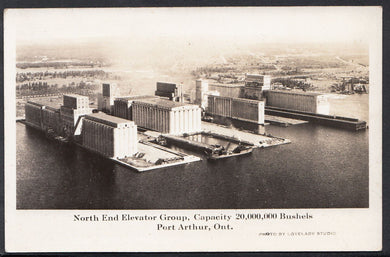 Canada Postcard - North End Elevator Group, Port Arthur, Ontario  RT2268