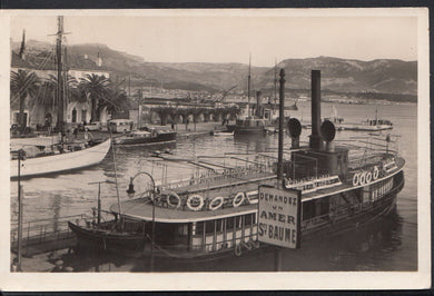 France Postcard - La Seyne - Le Quai Hoche  DR530