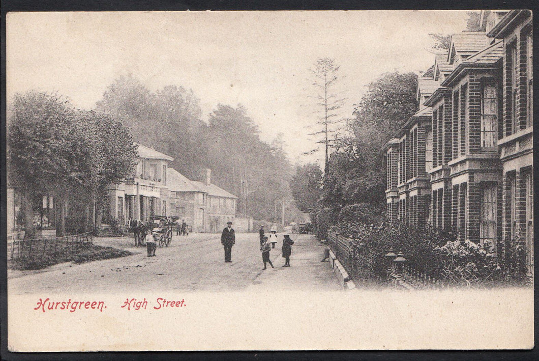 Sussex Postcard - Hurstgreen - High Street   8207