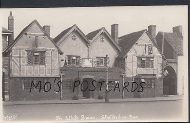 Warwickshire Postcard - The White Swan Public House, Stratford-On-Avon  DP256