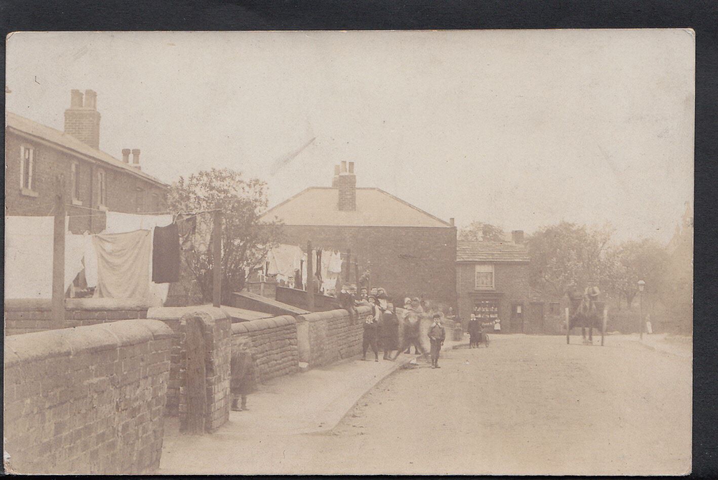 Unknown County Postcard - Unknown Location - Superb Animated Street Scene RT1482