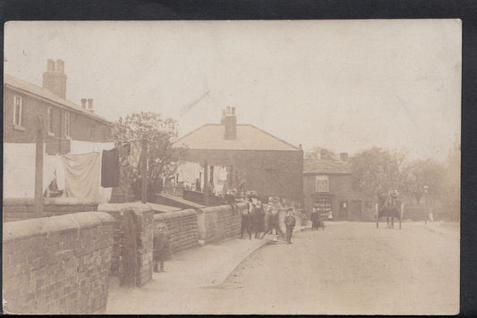 Unknown County Postcard - Unknown Location - Superb Animated Street Scene RT1482