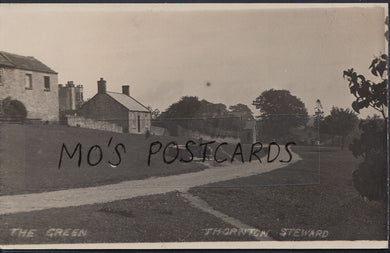 Yorkshire Postcard - The Green, Thornton Steward    U1190