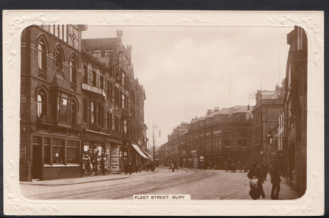 Lancashire Postcard - Fleet Street, Bury BH7