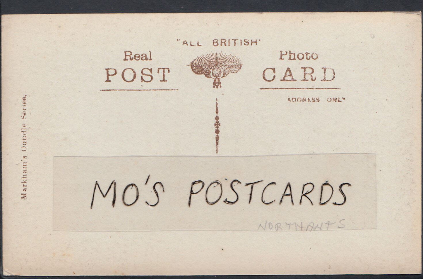 Northamptonshire Postcard - Aldwincle Village, Thrapston, Real Photo   P549
