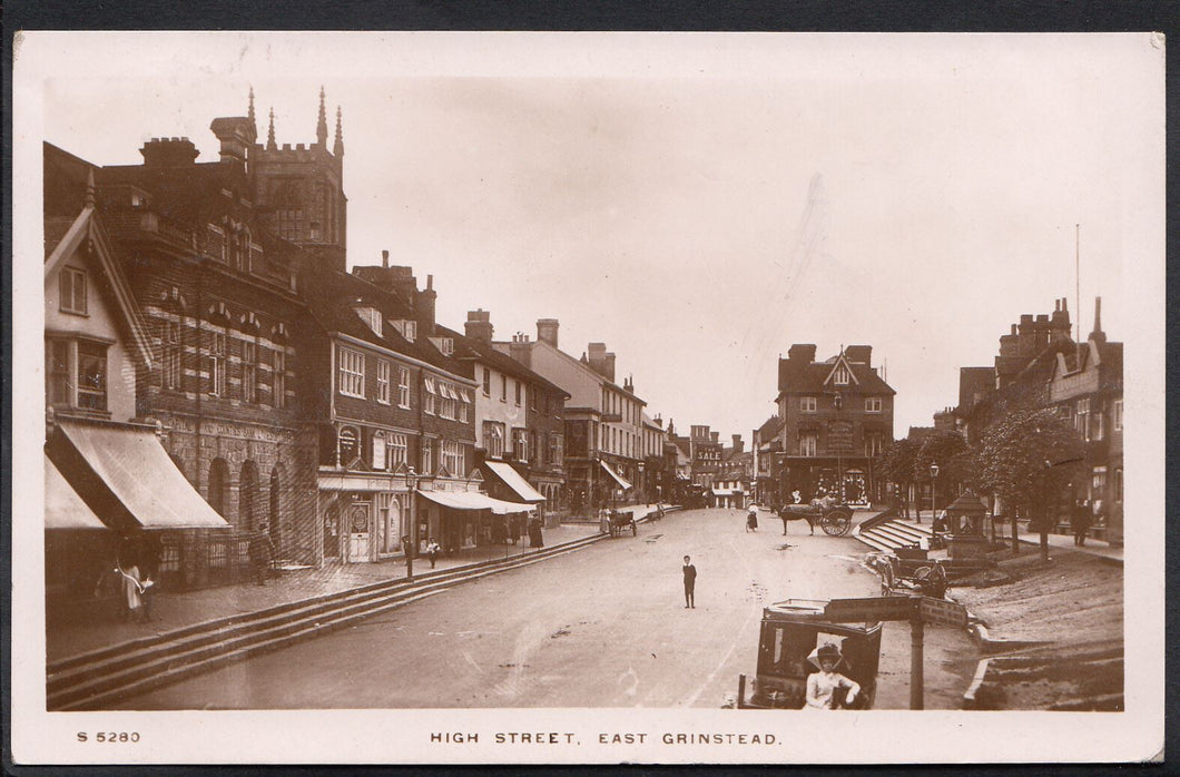 Sussex Postcard - High Street, East Grinstead CC496