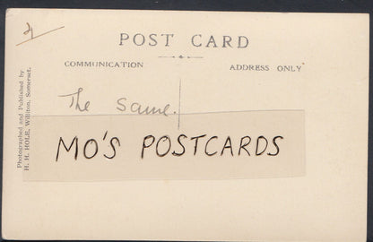 Somerset Postcard - Street Scene at Nether Stowey  A9531