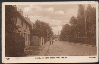 Cheshire Postcard - High Lane, Near Stockport, Greater Manchester D431