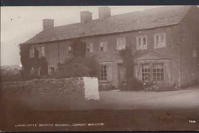 Lancashire Postcard - Charlotte Bronte School, Cowan Bridge  V1914