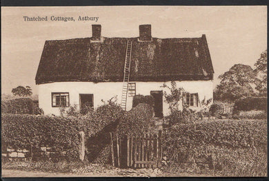 Cheshire Postcard - Thatched Cottages, Astbury   A5248