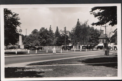 Hertfordshire Postcard - Church Green, Harpenden   P303