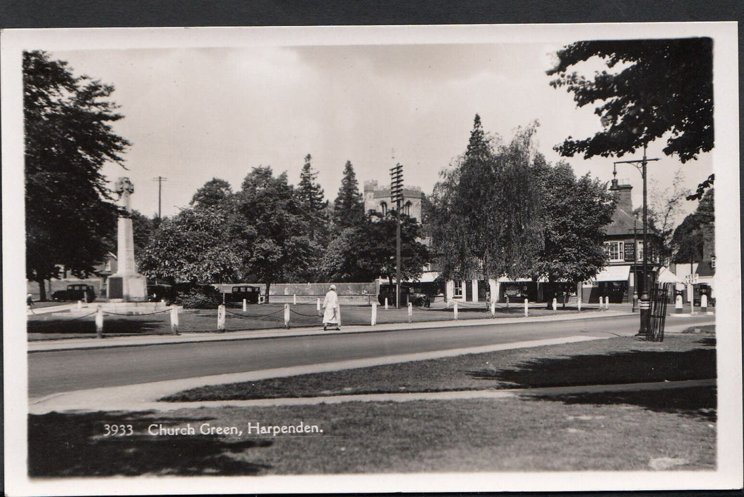 Hertfordshire Postcard - Church Green, Harpenden   P303