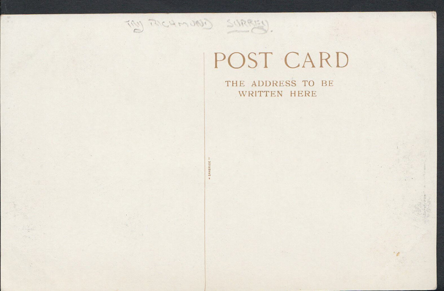 Surrey Postcard - The Cottage, Silent Pool  A5661