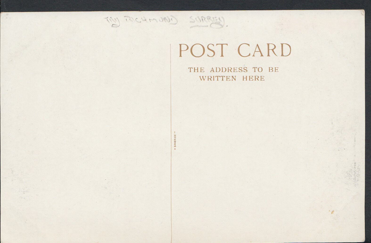 Surrey Postcard - The Cottage, Silent Pool  A5661