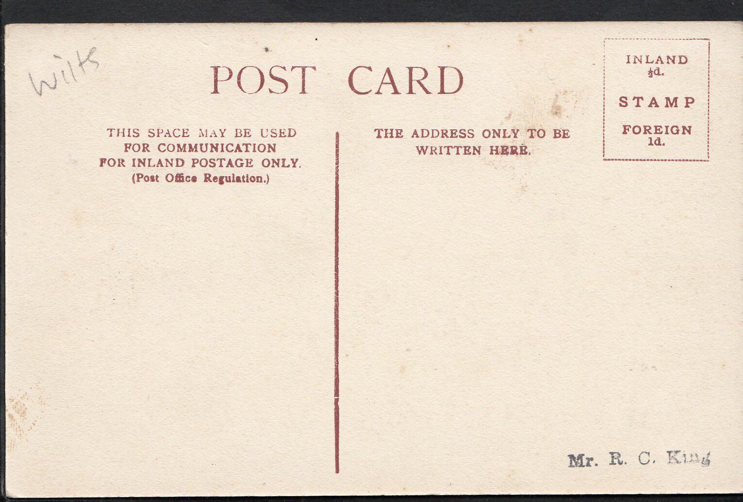 Wiltshire Postcard - King John's House, Tollard Royal     BH384