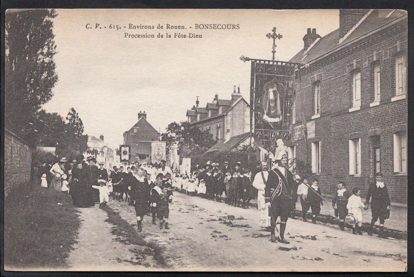 France - Environs De Rouen - Bonsecours - Procession De La Fete-Dieu CC495