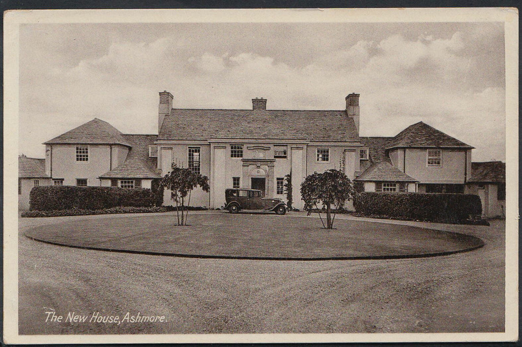 Dorset? Postcard - The New House, Ashmore  CC500