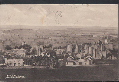 Yorkshire Postcard - View of Middleham    RT286