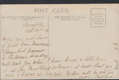 Unknown Location Postcard - Large House, Possibly Demple or Dimple?  MB1421