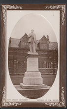 Load image into Gallery viewer, Warwickshire Postcard - Tom Hughes Monument, Author of Tom Brown, Rugby  RT1007
