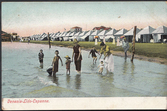 Italy Postcard - Venezia Lido Capanne    U1680