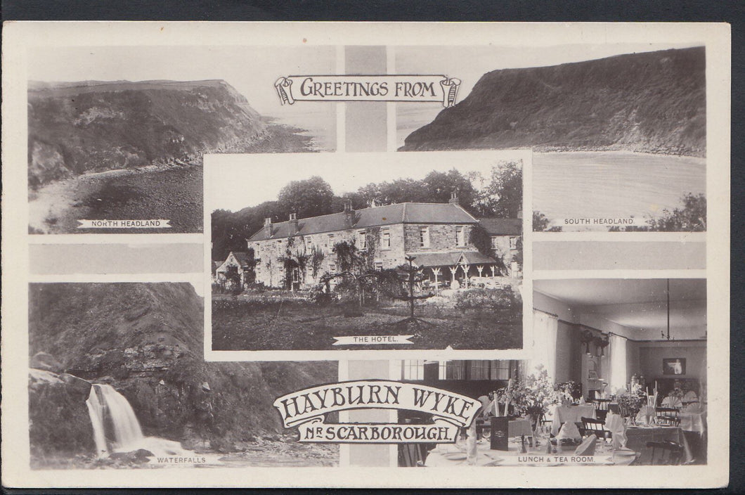 Yorkshire Postcard - Greetings From Hayburn Wyke, Near Scarborough   DD508