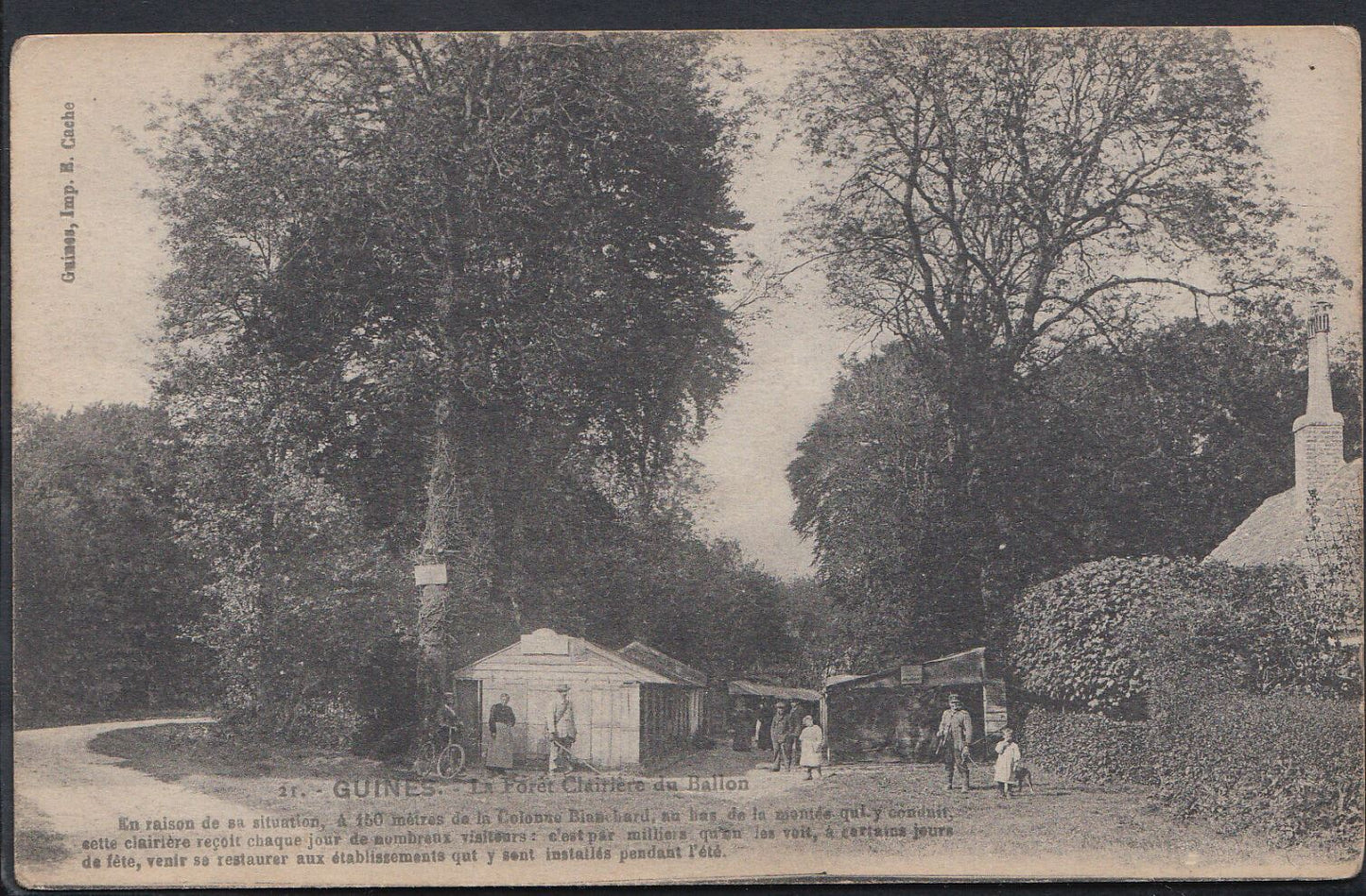 France Postcard - Guines - La Foret Clairiere Du Ballon    U212