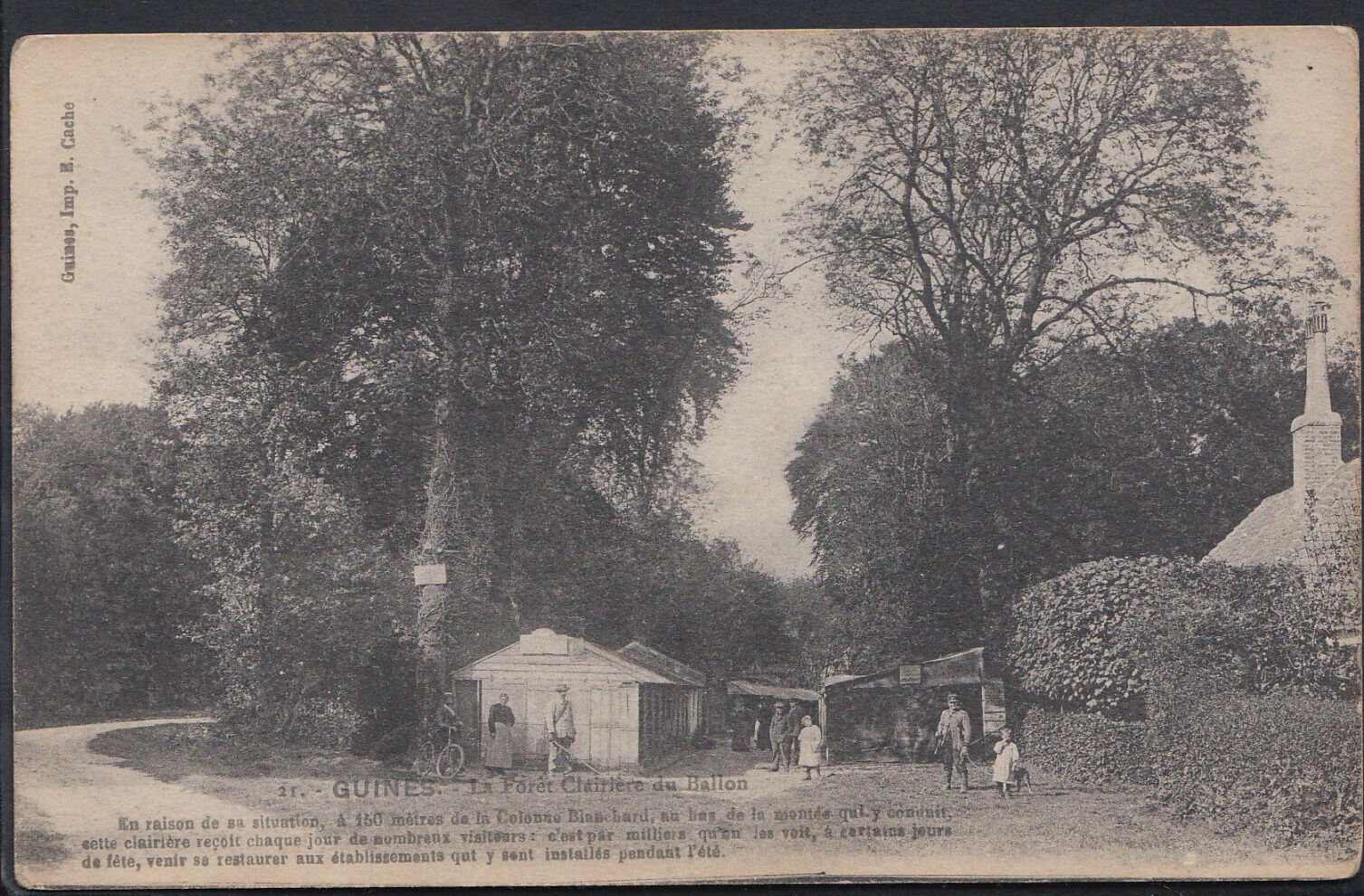 France Postcard - Guines - La Foret Clairiere Du Ballon    U212