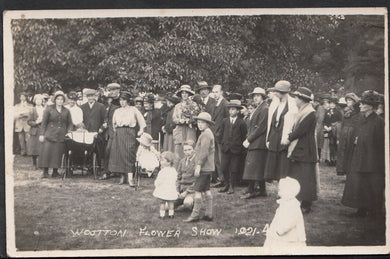 Oxfordshire Postcard - 1921 Wootton Flower Show J572