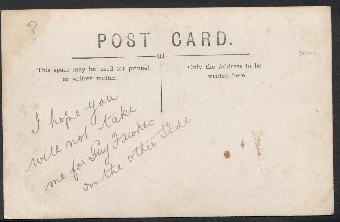 Occupations Postcard - Pitts Family Butchers - Delivery Boy on Pedal Cycle A2839