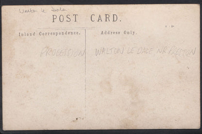 Lancashire Postcard - Procession, Walton Le Dale, Nr Preston BH151