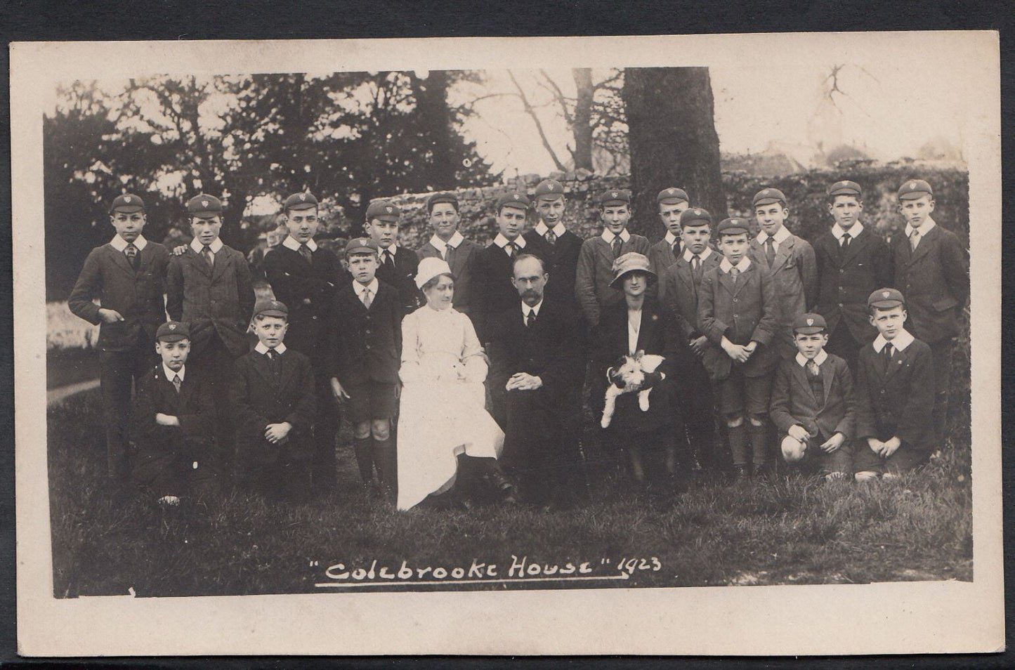 Devon Postcard - "Colebrooke House" Colebrooke School, 1923 -  MB539