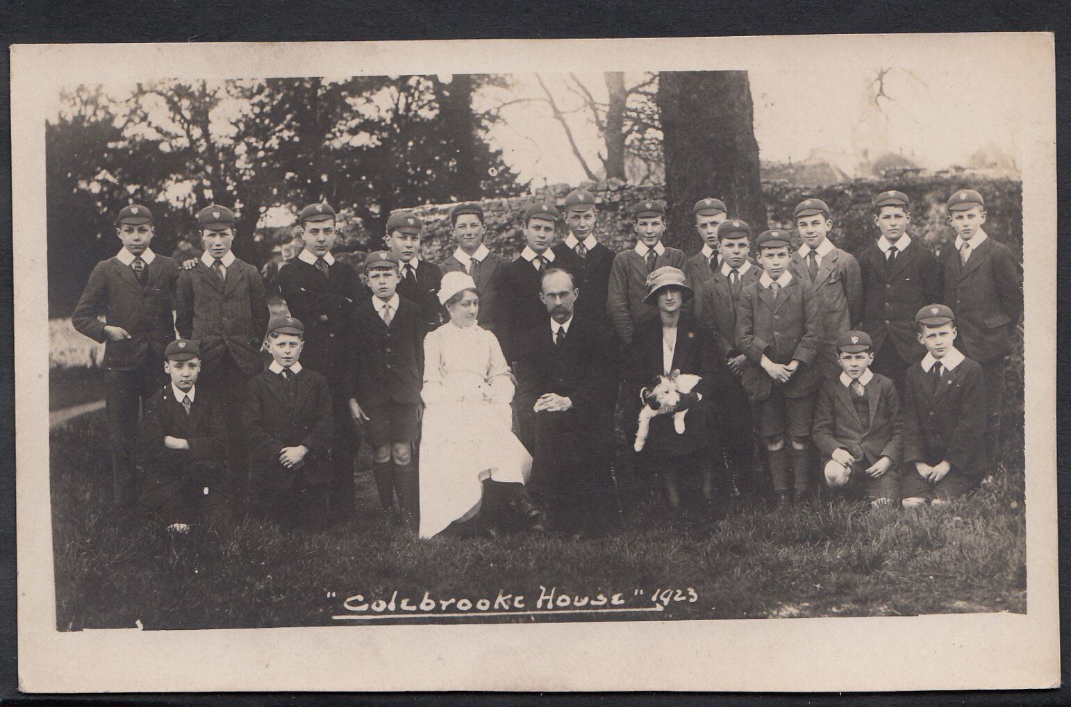 Devon Postcard - "Colebrooke House" Colebrooke School, 1923 -  MB539