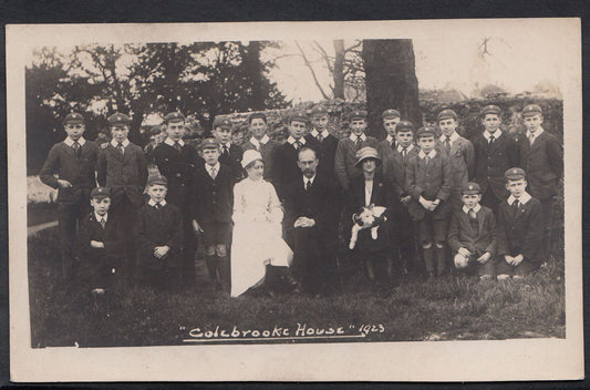 Devon Postcard - "Colebrooke House" Colebrooke School, 1923 -  MB539