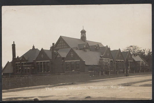 Yorkshire Postcard - The Schools, Woodlands, Doncaster A2726